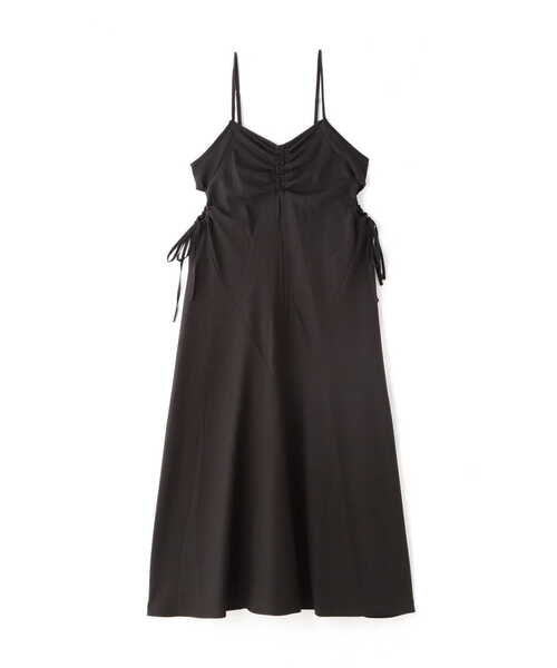 N.（N. Natural Beauty Basic）（エヌエヌナチュラルビューティーベーシック）の「◆サイドリボンドロストキャミワンピース（ワンピース・レディース・ブラック系その他/オフホワイト/ブラック・MEDIUM）」の4枚目の写真