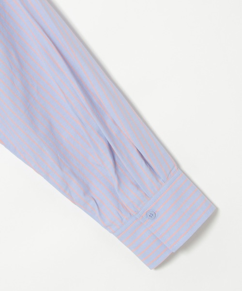 マルチストライプオーバーシャツ