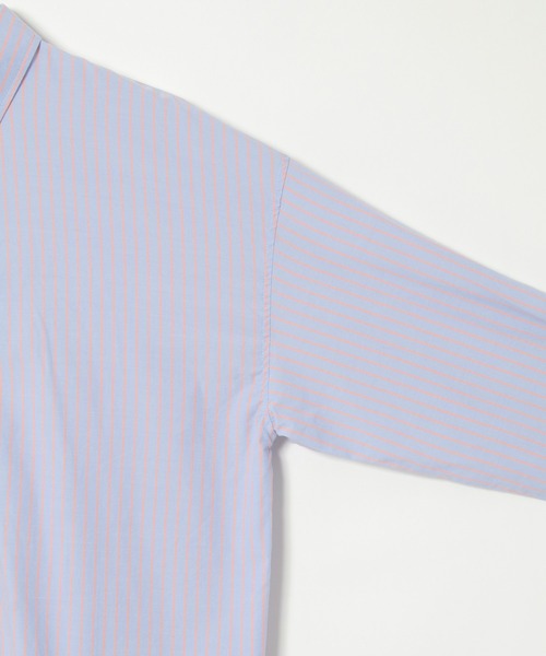 マルチストライプオーバーシャツ