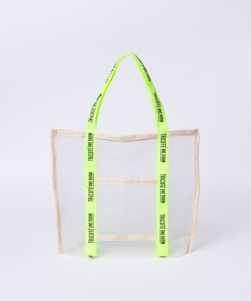 MILLION CARATS（ミリオンカラッツ）の「【GIFT】-TRICOTE- メッシュバッグ L（トートバッグ・レディース・オフホワイト/グレー・FREE）」の9枚目の写真