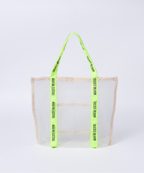 MILLION CARATS（ミリオンカラッツ）の「【GIFT】-TRICOTE- メッシュバッグ L（トートバッグ・レディース・オフホワイト/グレー・FREE）」の10枚目の写真