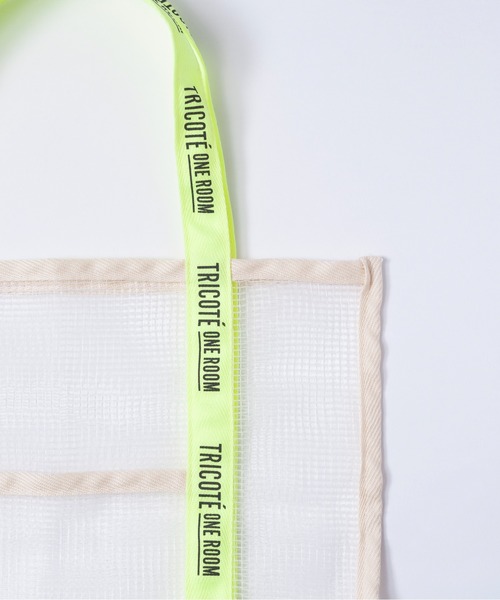 MILLION CARATS（ミリオンカラッツ）の「【GIFT】-TRICOTE- メッシュバッグ L（トートバッグ・レディース・オフホワイト/グレー・FREE）」の11枚目の写真