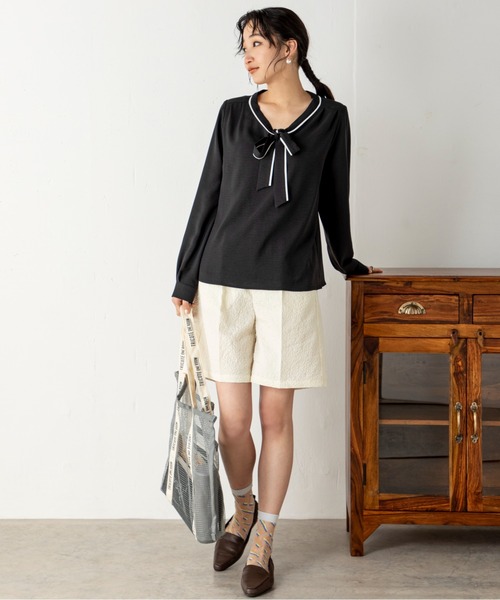 MILLION CARATS（ミリオンカラッツ）の「【GIFT】-TRICOTE- メッシュバッグ L（トートバッグ・レディース・オフホワイト/グレー・FREE）」の15枚目の写真