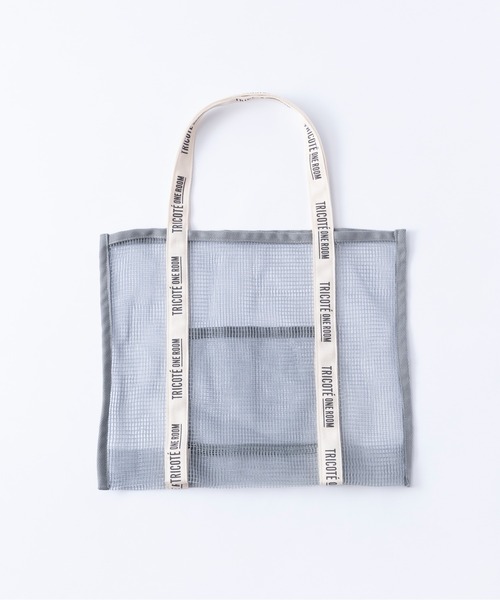 MILLION CARATS（ミリオンカラッツ）の「【GIFT】-TRICOTE- メッシュバッグ L（トートバッグ・レディース・オフホワイト/グレー・FREE）」の19枚目の写真