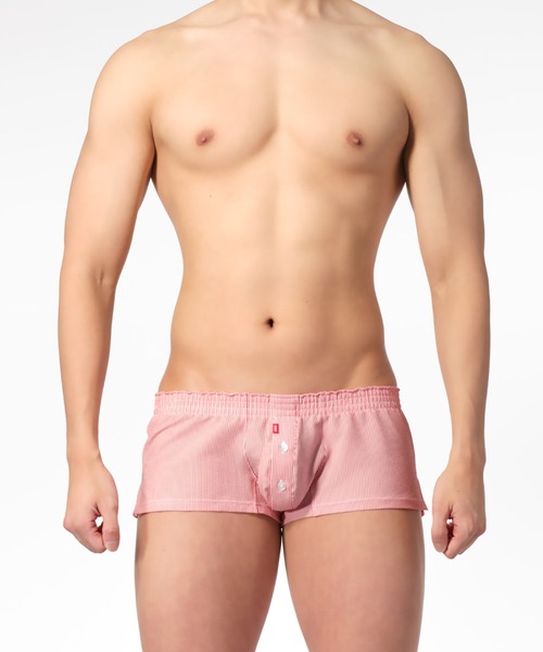 TOOT（トゥート）の「TRUNKS/Striped Seersucker Fit Trunks（トランクス・メンズ・レッド/グレー/ネイビー・SMALL/MEDIUM/LARGE/X-LARGE）」の4枚目の写真