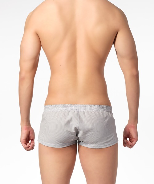 TOOT（トゥート）の「TRUNKS/Striped Seersucker Fit Trunks（トランクス・メンズ・レッド/グレー/ネイビー・SMALL/MEDIUM/LARGE/X-LARGE）」の9枚目の写真
