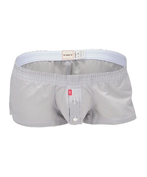 TOOT（トゥート）の「TRUNKS/Striped Seersucker Fit Trunks（トランクス・メンズ・レッド/グレー/ネイビー・SMALL/MEDIUM/LARGE/X-LARGE）」の10枚目の写真