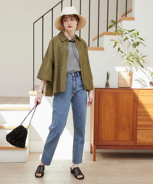 ANGIE（アンジー）の「アメスリタンクトップ（タンクトップ・レディース・ブラック/ターコイズブルー/ホワイト/スミクロ/オレンジ/ブラック系その他/ダークベージュ・SMALL/MEDIUM）」の21枚目の写真