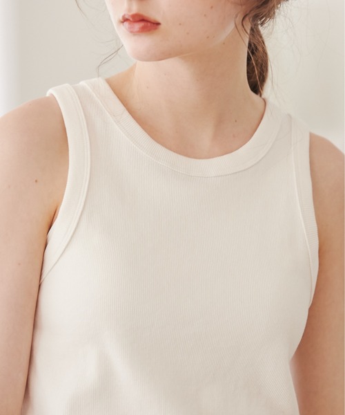 ANGIE（アンジー）の「アメスリタンクトップ（タンクトップ・レディース・ブラック/ターコイズブルー/ホワイト/スミクロ/オレンジ/ブラック系その他/ダークベージュ・SMALL/MEDIUM）」の22枚目の写真