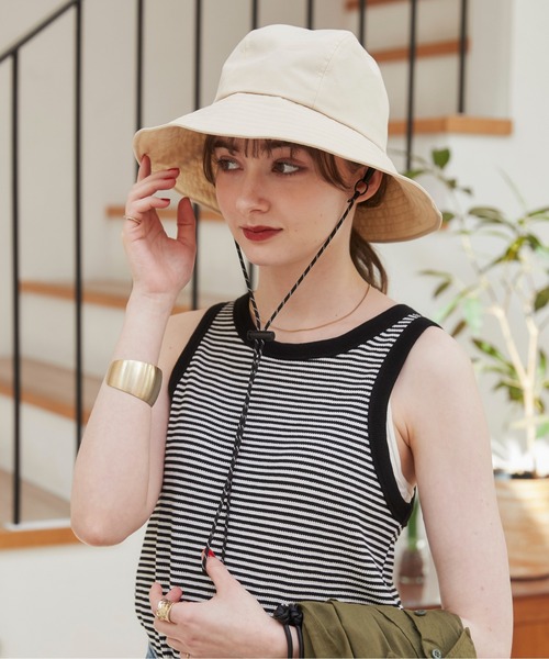 ANGIE（アンジー）の「アメスリタンクトップ（タンクトップ・レディース・ブラック/ターコイズブルー/ホワイト/スミクロ/オレンジ/ブラック系その他/ダークベージュ・SMALL/MEDIUM）」の12枚目の写真