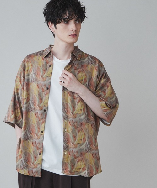 LUCY（ルーシー）の「LUCY/アムンゼン 総柄BIGシャツ（シャツ/ブラウス・メンズ・その他2/その他3/その他1/その他4/その他5/その他6/その他7/その他9/その他8/その他10・LARGE/MEDIUM）」の10枚目の写真