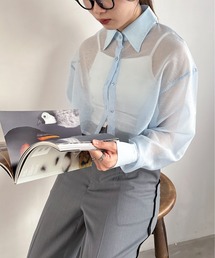 EPIMI E'PIMMY | シアークロップドシャツ(シャツ/ブラウス)