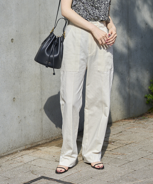 NOBLE コットンワークパンツ NOBLE ノーブル コットンワークパンツ ホワイト