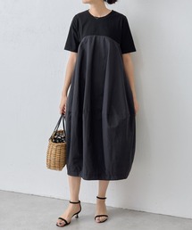 美品✨ ビアズリー　マルワンピース　コクーン　長袖　ブラック　Fサイズ 美品✨ ビアズリー マルワンピース コクーン 長袖 ブラック F