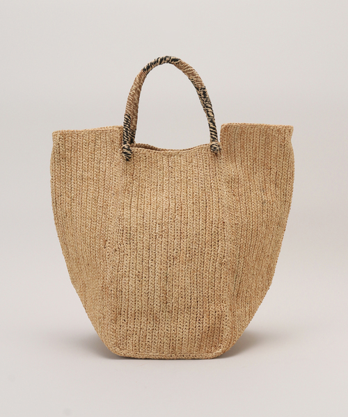 セール】【A POINT/アポワン】ラフィア ラウンドトート（トートバッグ