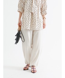 Te chichi | 麻調裾ドロストパラシュートカーゴパンツ(カーゴパンツ)