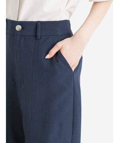 Te chichi（テチチ）の「麻調裾ドロストパラシュートカーゴパンツ（カーゴパンツ・レディース・モカ/オフホワイト/ネイビー・ﾌﾘ-）」の17枚目の写真