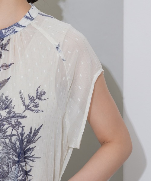 KATHARINE ROSS（キャサリンロス）の「【KATHARINE ROSS】ボタニーク花柄プリントワンピース（ワンピース・レディース・ネイビー/アイボリー・MEDIUM）」の22枚目の写真