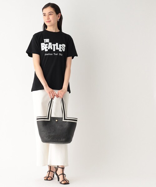 OPAQUE.CLIP(オペークドットクリップ)の「◆雑材トートバッグ(トートバッグ・レディース・ベージュ/ブラック・00)」の11枚目の写真