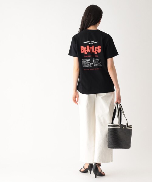 OPAQUE.CLIP(オペークドットクリップ)の「◆雑材トートバッグ(トートバッグ・レディース・ベージュ/ブラック・00)」の15枚目の写真