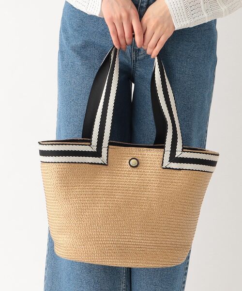 OPAQUE.CLIP(オペークドットクリップ)の「◆雑材トートバッグ(トートバッグ・レディース・ベージュ/ブラック・00)」の17枚目の写真