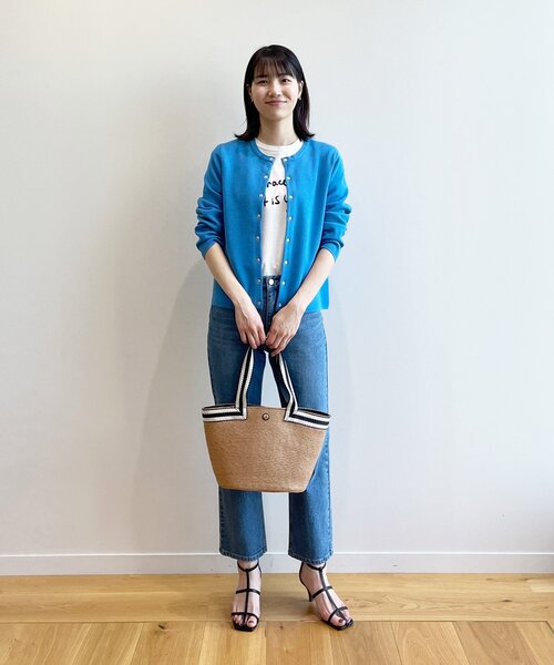 OPAQUE.CLIP(オペークドットクリップ)の「◆雑材トートバッグ(トートバッグ・レディース・ベージュ/ブラック・00)」の10枚目の写真