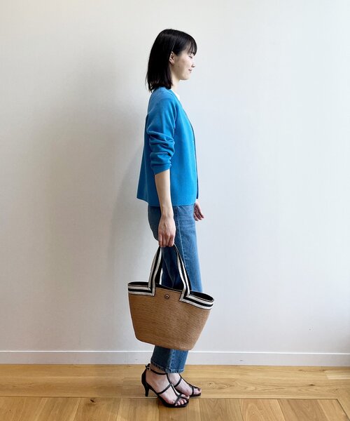 OPAQUE.CLIP(オペークドットクリップ)の「◆雑材トートバッグ(トートバッグ・レディース・ベージュ/ブラック・00)」の12枚目の写真