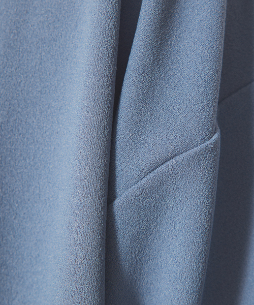 ABAHOUSE GRAY（アバハウスグレイ）の「【WHITE LINE】カットジョーゼット ドロップショルダー モックネック Tシャツ（Tシャツ/カットソー・メンズ・チャコールグレー/ブラック/グレー/オフホワイト/グレイッシュブルー・46/48）」の21枚目の写真