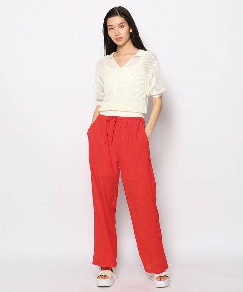 FOREVER 21（フォーエバー トゥエンティーワン）の「キーネックメッシュニットポロ（ニット/セーター・レディース・ホワイト/オレンジ系その他5/グレー系その他7・FREE）」の19枚目の写真