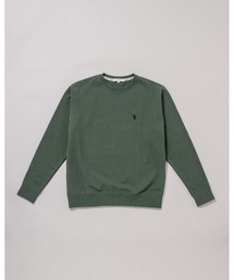 日本製【U.S.POLO ASSN.】ユーエスポロ アッスン リサイクルコットン アズマ裏毛 クルースウェット トレーナー PLM23332