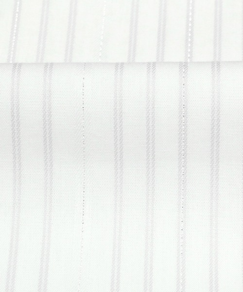 TOKYO SHIRTS(トウキョウシャツ)の「形態安定ノーアイロン レギュラー 七分袖ビジネスワイシャツ(ビジネスシャツ・レディース・ライトグレー・S/M/L/LL/XL)」の5枚目の写真