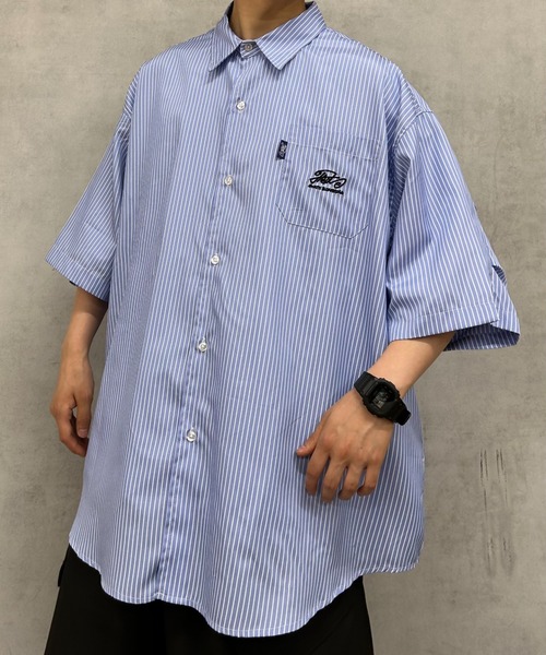 FUC 半袖シャツ Sサイズ ストライプ　fackupclothes FUC 半袖シャツ Sサイズ ストライプfackupclothes