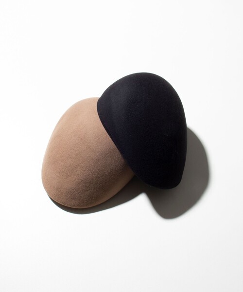 GLOSTER（グロスター）の「【GLOSTER/グロスター】ウール フェルトハンチング ハンチング帽（ハンチング/ベレー帽・メンズ・ベージュ/ブラック・FREE）」の4枚目の写真