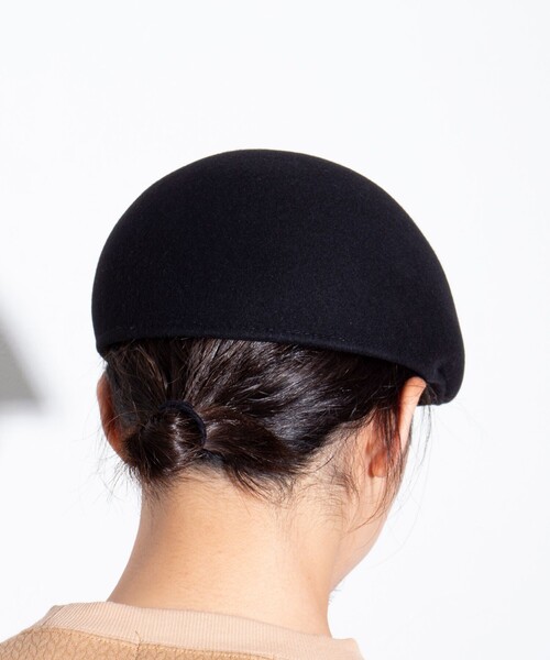 GLOSTER（グロスター）の「【GLOSTER/グロスター】ウール フェルトハンチング ハンチング帽（ハンチング/ベレー帽・メンズ・ベージュ/ブラック・FREE）」の9枚目の写真