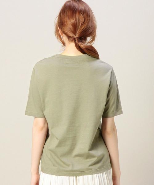 BEAUTY&YOUTH UNITED ARROWS（ビューティーアンドユースユナイテッドアローズ）の「BY コットンベーシック Tシャツ 2◆（Tシャツ/カットソー・レディース・ホワイト/グレー/オリーブ/ブラック・フリー）」の5枚目の写真
