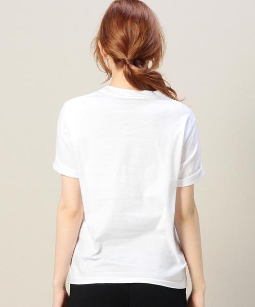 BEAUTY&YOUTH UNITED ARROWS（ビューティーアンドユースユナイテッドアローズ）の「BY コットンベーシック Tシャツ 2◆（Tシャツ/カットソー・レディース・ホワイト/グレー/オリーブ/ブラック・フリー）」の14枚目の写真