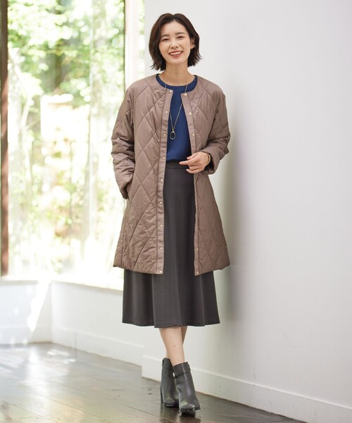 J.PRESS（ジェイプレス）の「【洗える】高密度タフタ キルティング