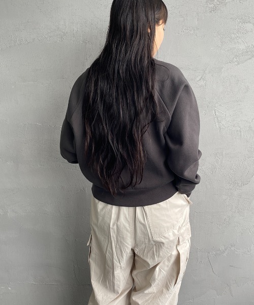 Healthknit（ヘルスニット）の「[HEALTHKNIT/ヘルスニット] 別注 ショート丈 クラシックラグランスリーブスウェット（スウェット・レディース・レッド/イエロー/アッシュグレー/ターコイズブルー/ブラック・F）」の18枚目の写真