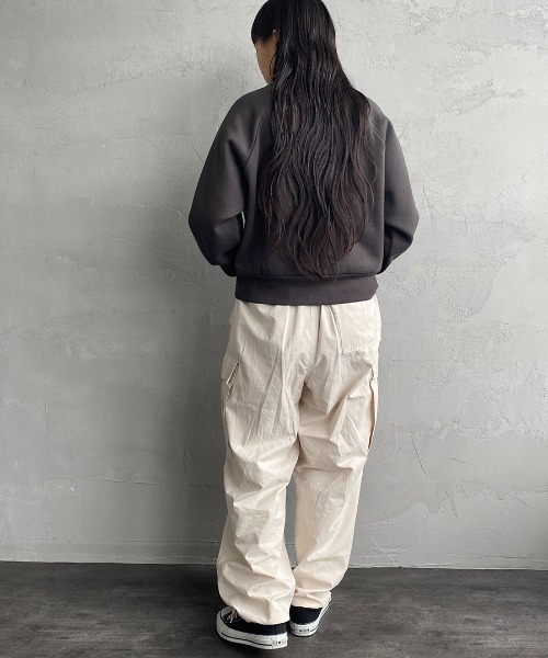Healthknit（ヘルスニット）の「[HEALTHKNIT/ヘルスニット] 別注 ショート丈 クラシックラグランスリーブスウェット（スウェット・レディース・レッド/イエロー/アッシュグレー/ターコイズブルー/ブラック・F）」の21枚目の写真
