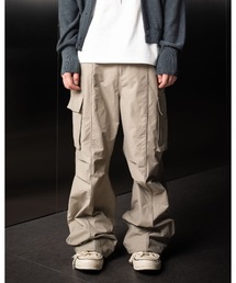 【IUGAMAKARAS 】ライン カーゴ パンツ / Line Cargo Pants