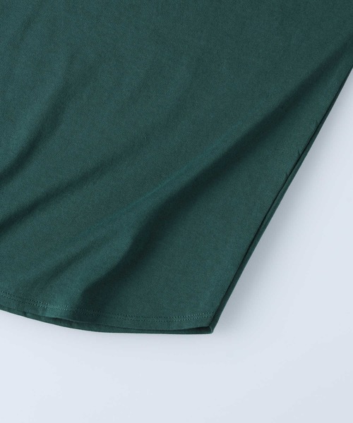 Lee（リー）の「【Lee】【Lee別注】ラウンドヘム半袖Tシャツ（Tシャツ/カットソー・メンズ・グリーン・M/L）」の4枚目の写真