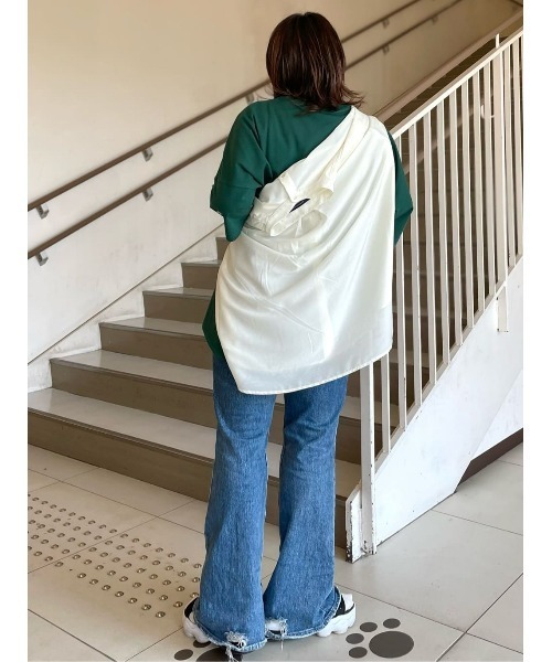 Lee（リー）の「【Lee】【Lee別注】ラウンドヘム半袖Tシャツ（Tシャツ/カットソー・メンズ・グリーン・M/L）」の18枚目の写真