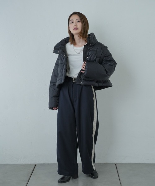 Franklin Climbing（フランクリンクライミング）の「【Retreat】【4WAY】ダウンアウター（ダウンジャケット/コート・レディース・グリーン/ブラック/アイボリー・ONE SIZE）」の9枚目の写真