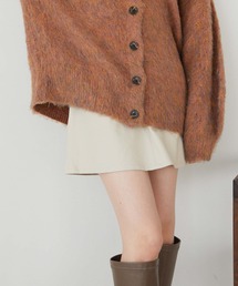 archives（アルシーヴ）の「フェイクレザーミニスカート（スカート）」