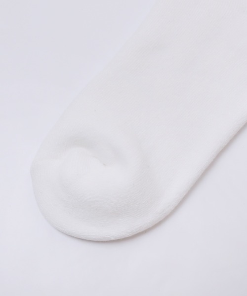 andme（アンドミー）の「裏パイルカラーラインリブソックス（ソックス/靴下・レディース・グレー/イエロー/オレンジ/チャコールグレー・23-25cm）」の6枚目の写真