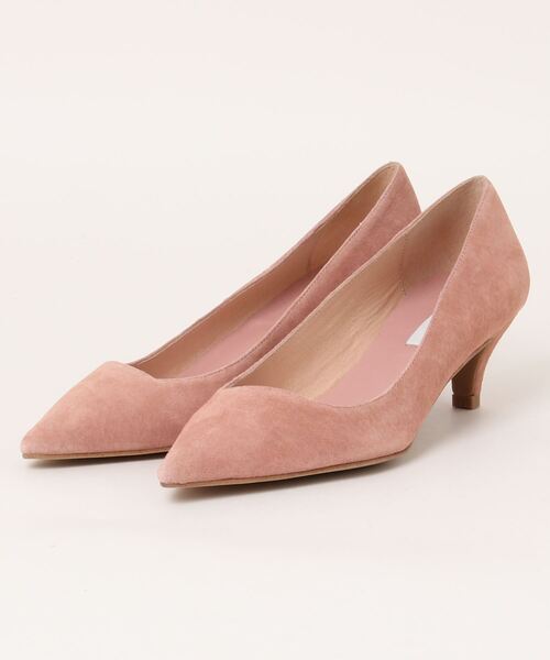 TONAL（トーナル）の「スウェードボロネーゼパンプス（パンプス・レディース・ネイビー/グレー/ピンク・M/L）」の3枚目の写真