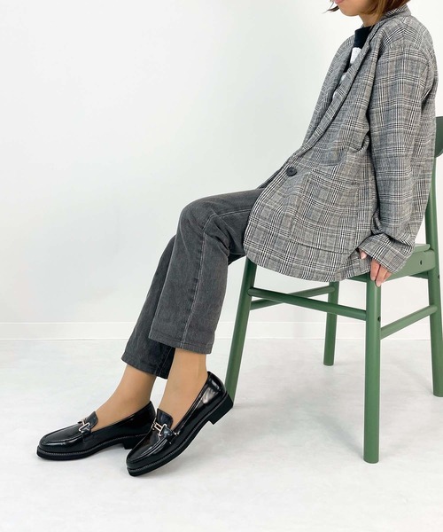 ing（イング）の「【レイン対応】ビットローファー（レインシューズ・レディース・ブラック/アイボリー・24cm/22.5cm/24.5cm/23.5cm/23cm）」の9枚目の写真