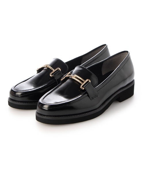 ing（イング）の「【レイン対応】ビットローファー（レインシューズ・レディース・ブラック/アイボリー・24cm/22.5cm/24.5cm/23.5cm/23cm）」の3枚目の写真