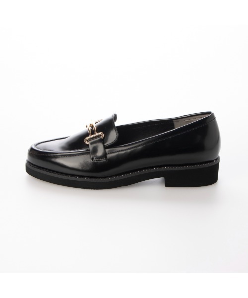 ing（イング）の「【レイン対応】ビットローファー（レインシューズ・レディース・ブラック/アイボリー・24cm/22.5cm/24.5cm/23.5cm/23cm）」の4枚目の写真