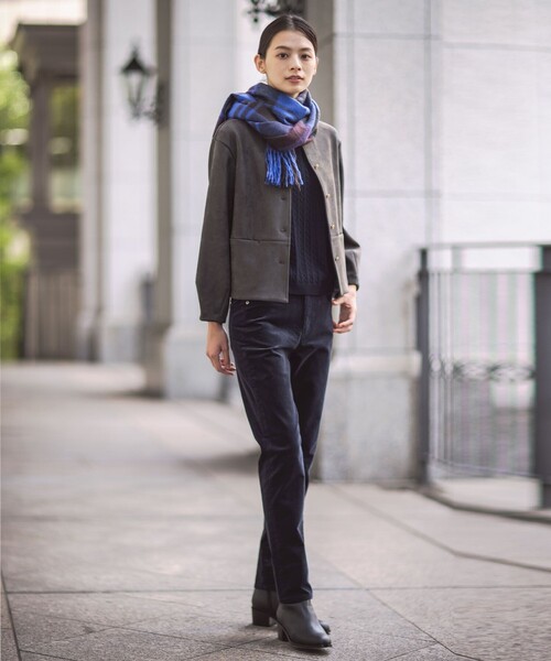 J.PRESS Ladies(J.プレス レディス)の「【洗える】21ウェルコーデュロイ ストレッチ パンツ(その他パンツ・レディース・ネイビー系/ベージュ系/カーキ系・XS/S/XXS)」の6枚目の写真